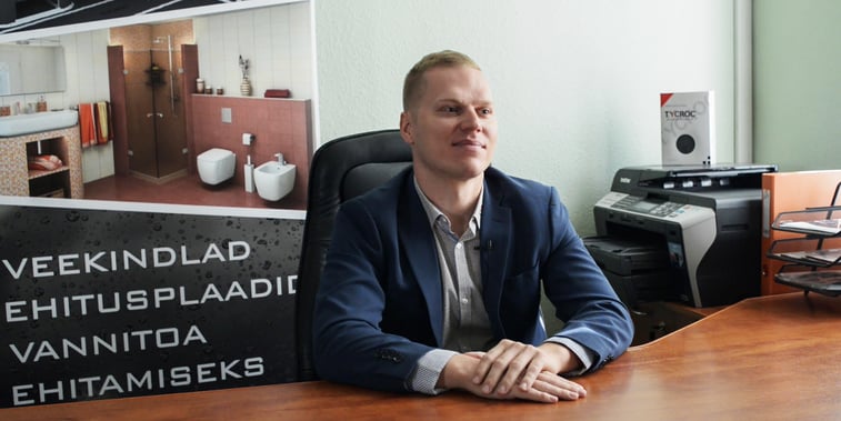Tycroci tegevjuht Tanel Türna ettevõtte Tallinna kontoris