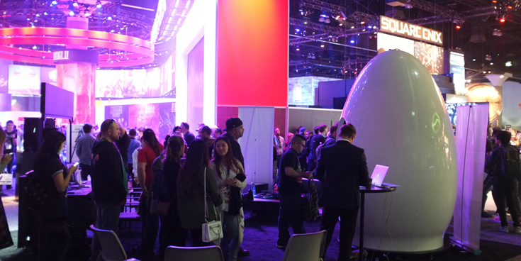 Wolf3D skänner Los Angeleses mängukonverentsil E3