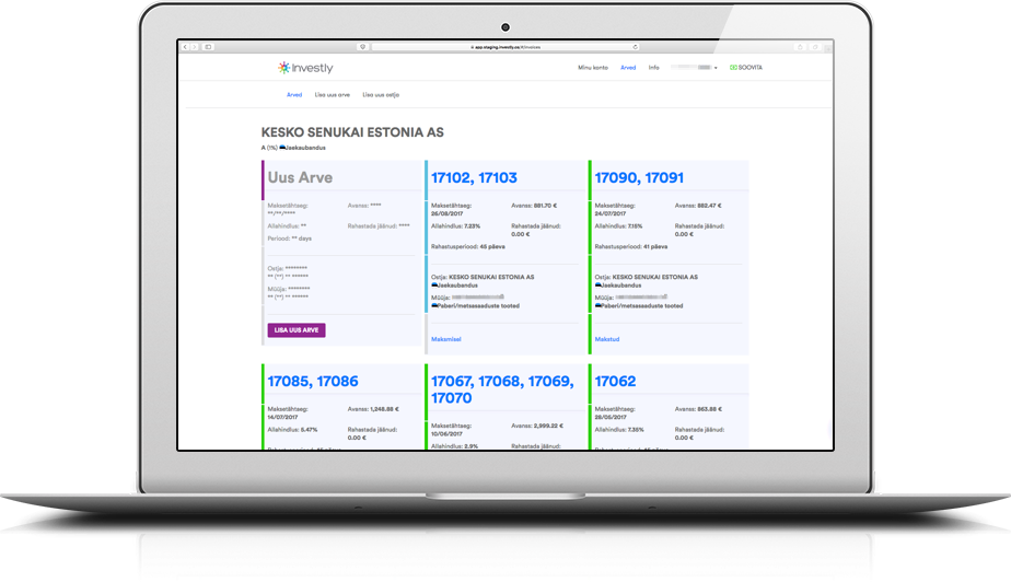 Investly: Faktooring tootmises ja arvete rahastamine