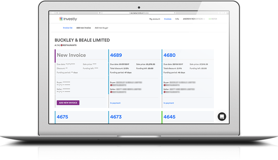 Invoice financing platform - Investly Invoice financing platform - Investly